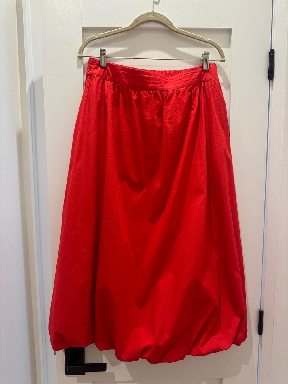 Red Women's Bubble Hem Skirt size L